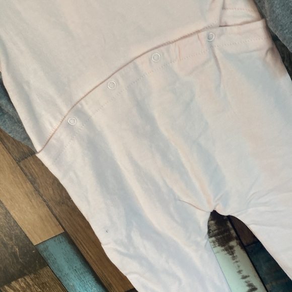 🐰Organic cotton pink bunny onsie with rollable feet and hand - Picture 13 of 16